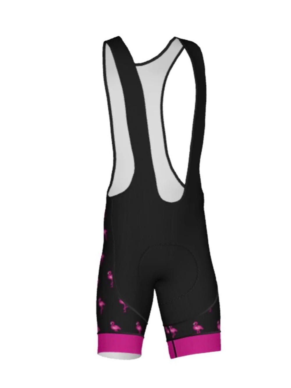 Gently Used Primal Men’s Cycling Bib Short Black & Pink Flamingo Sz L